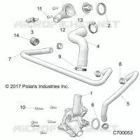 MOTEUR, WATERPUMP AND BYPASS