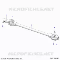 SYSTÃˆME DE TRANSMISSION, FRONT PROP SHAFT