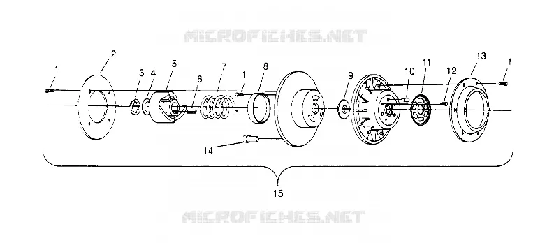 EMBRAYAGE DE TRANSMISSION ASSEMBLY 440 0952760, 440 SKS 0952560,  AND EUROPEAN 440 SKS (4929032903C002)