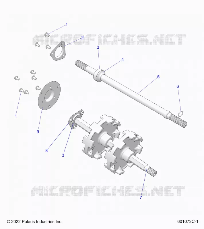DRIVE TRAIN, JACKSHAFT AND ARBRE DE TRANSMISSION