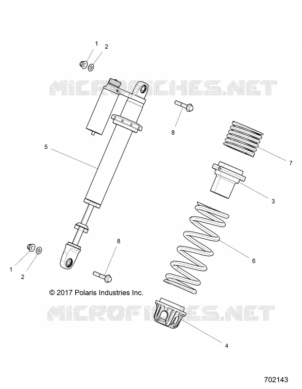 SUSPENSION AVANT SHOCK MOUNTING