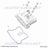 ENGINE, COUVERCLE SOUPAPE