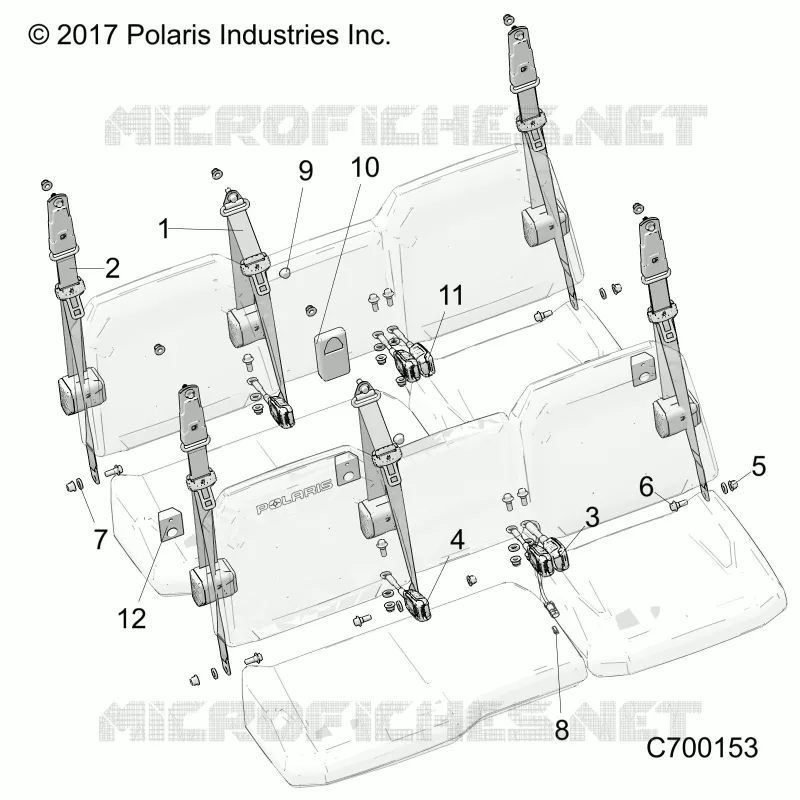SIEGE BELT MOUNTING