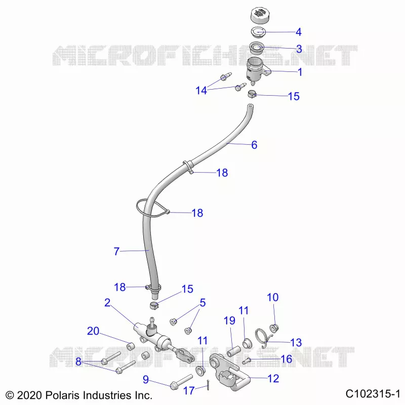 BRAKES, BRAKE PEDAL AND MAITRE CYLINDRE