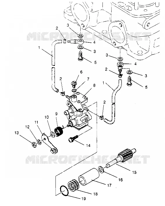 POMPE A HUILE  500 EFI 0952774, EFI SKS 0952574,   EFI SKS PT 0952974, (4929052905D002)