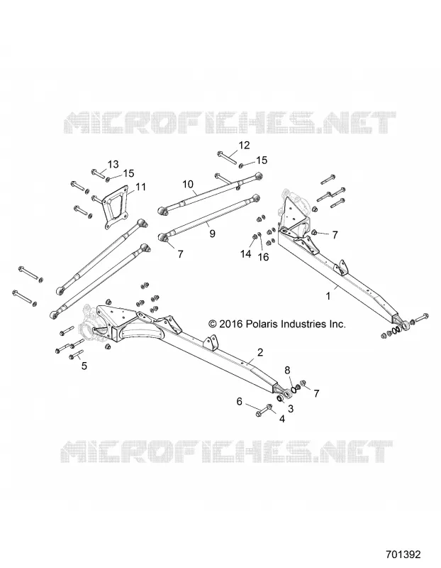 SUSPENSION ARRIERE CONTROL ARMS