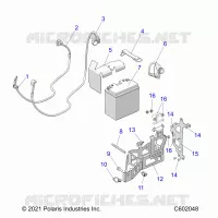 ELECTRICITE, E.S. BATTERY/BOX AND CABLES