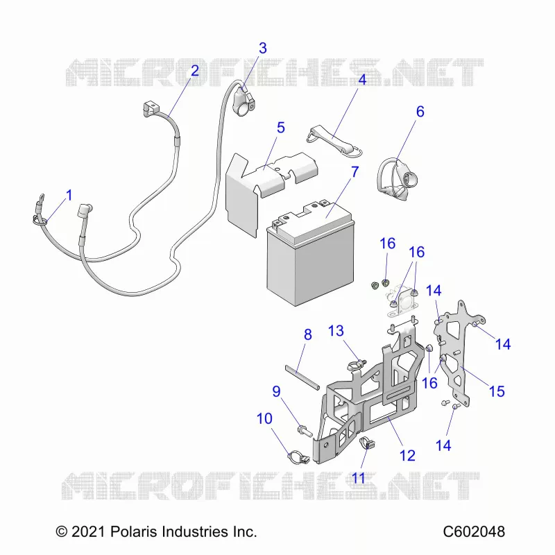 ELECTRICITE, E.S. BATTERY/BOX AND CABLES