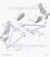 SUSPENSION, A-ARM AND SUPPORT MOUNTING