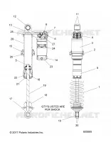 SUSPENSION, SHOCK, IFS (ADV., XC)