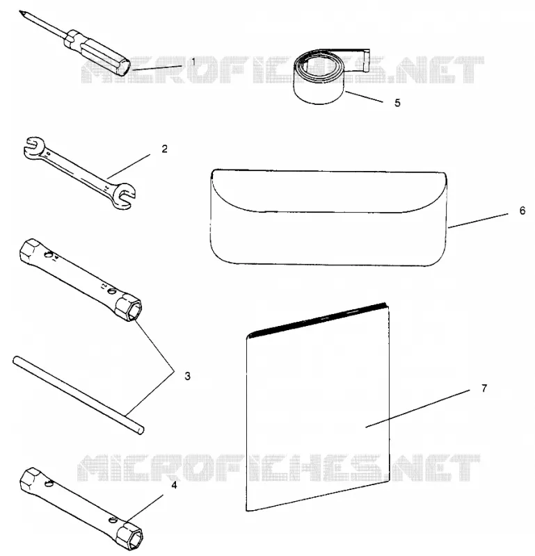 OUTILS 440 XCR SP 0961760 (4931583158D002)