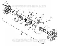 EMBRAYAGE DE TRANSMISSION TRAIL RMK 0970961 (4938333833B012)