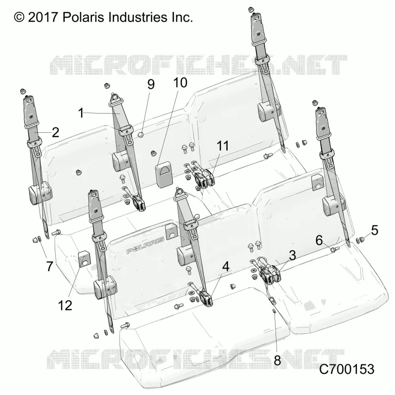 SIEGE BELT MOUNTING