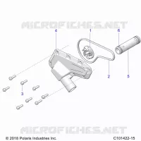 MOTEUR, WATERPUMP IMPELLER AND COVER