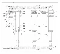 SUSPENSION ARRIERE AMORTISSEUR (7043938)