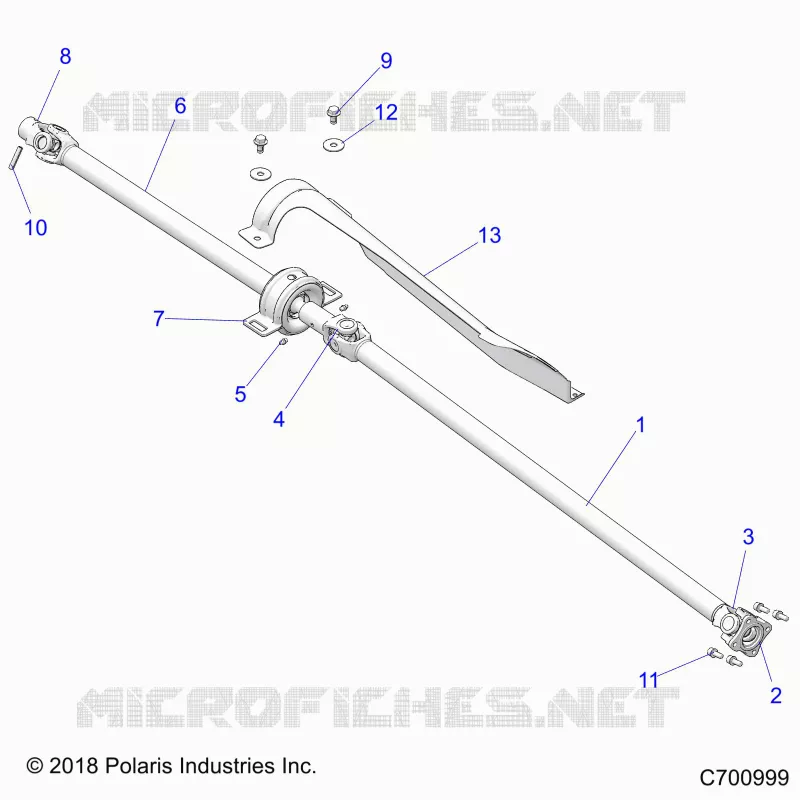 SYSTÃˆME DE TRANSMISSION, PROP SHAFT