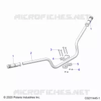 DIRECTION, HANDLEBAR- A22SXD95A9 (C0211445-1)