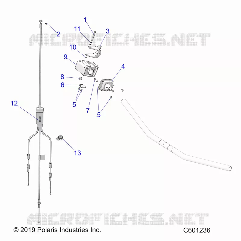 MOTEUR, THROTTLE CONTROL ASM.
