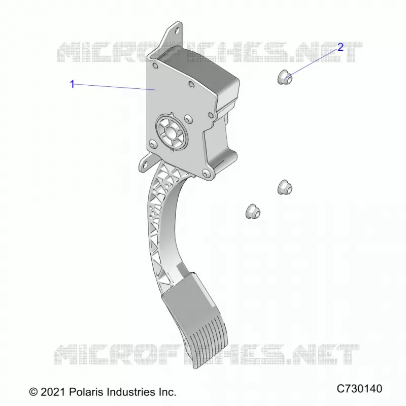 ENGINE, PEDALE D'ACCELERATEUR