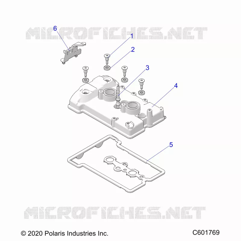 ENGINE, COUVERCLE SOUPAPE