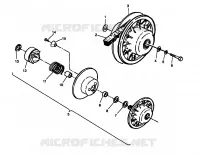EMBRAYAGE DE TRANSMISSION ASSEMBLY TRAIL BLAZER W957221 (4930363036B012)