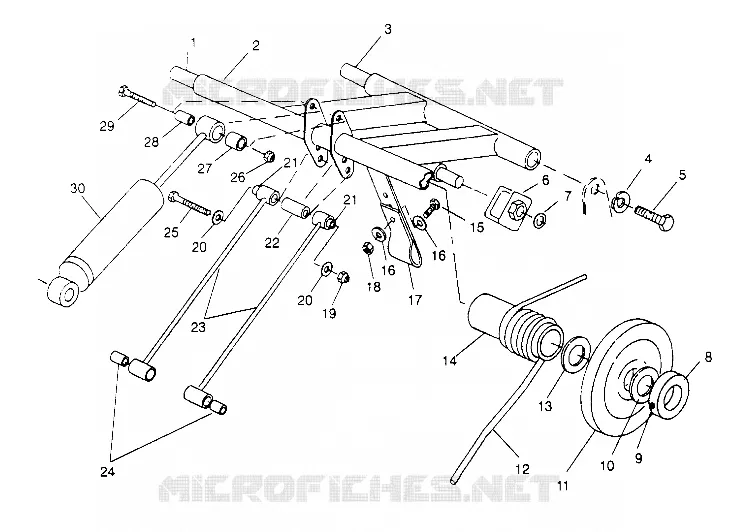 BRAS DE SUSPENSION ARRIERE STORM 0950782, STORM SKS 0950582,  EURO STORM E950 (4929012901B014)