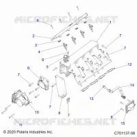 ADMISSION MANIFOLD, FUEL RAIL
