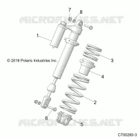 SUSPENSION, AMORTISSEUR AVANT MOUNTING