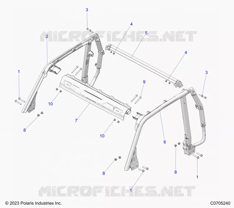 CHASSIS, ROLLOVER PROTECTION 2P