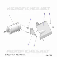 DEMARREUR MOTOR/SHIELD