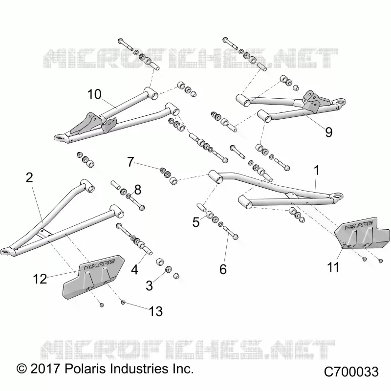 SUSPENSION AVANT CONTROL ARMS