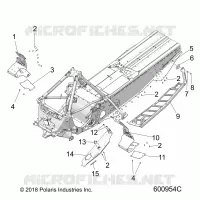 CHASSIS, PROTECTION D'EMBRAYAGE/FOOTRESTS/RUNNING BOARDS
