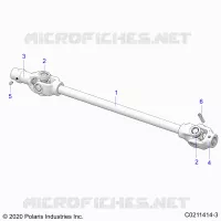 SYSTÃˆME DE TRANSMISSION, FRONT PROP SHAFT