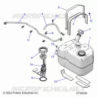 SYSTÃˆME D'ALIMENTATIONS, FUEL TANK ASM.