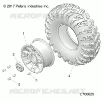 OPT, BLACK, ALUMINUM ROUE AVANTS