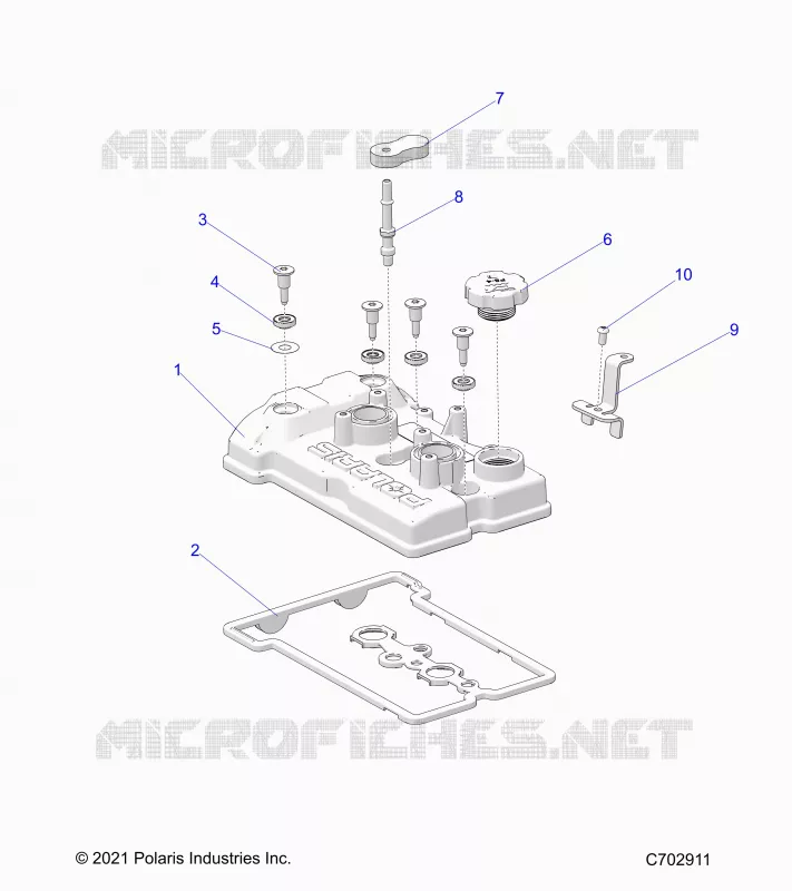 ENGINE, COUVERCLE SOUPAPE