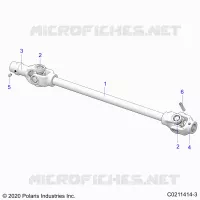 SYSTÃˆME DE TRANSMISSION, FRONT PROP SHAFT
