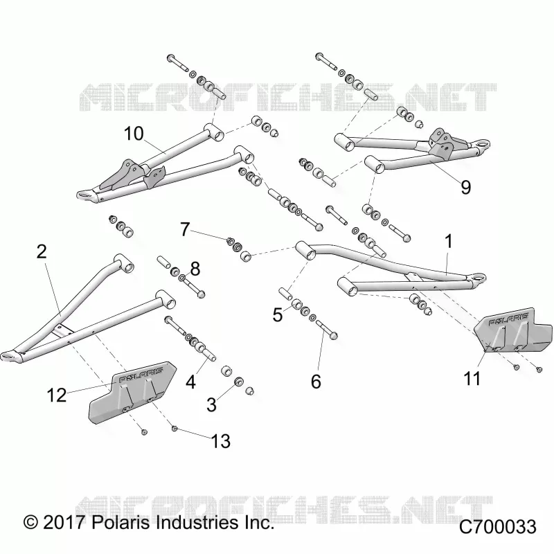 SUSPENSION AVANT CONTROL ARMS