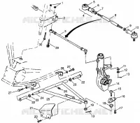 TRIANGLES SUSPENSIONS  XPLORER 400L W97CC38C (4939753975B013)