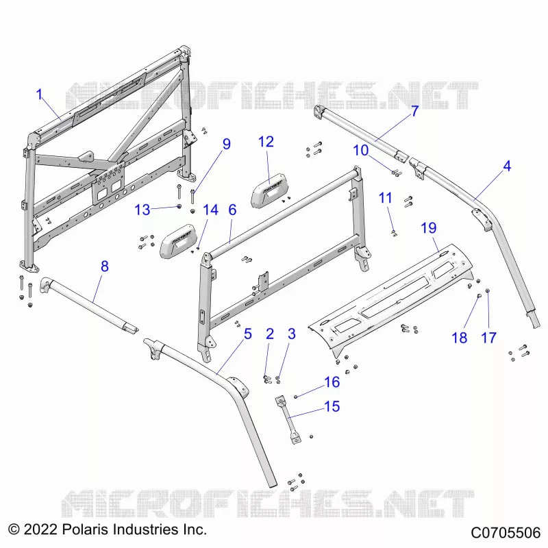 CHASSIS, CAB CADRE