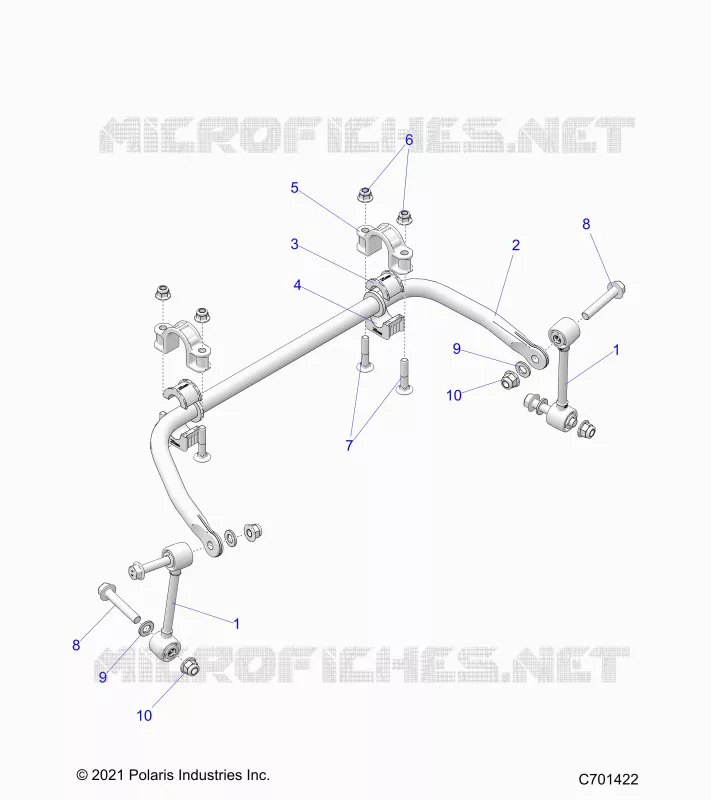 SUSPENSION, REAR BARRE STABILISATRICE