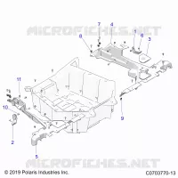 CARROSSERIE ARRIERE RACK, MOUNTING
