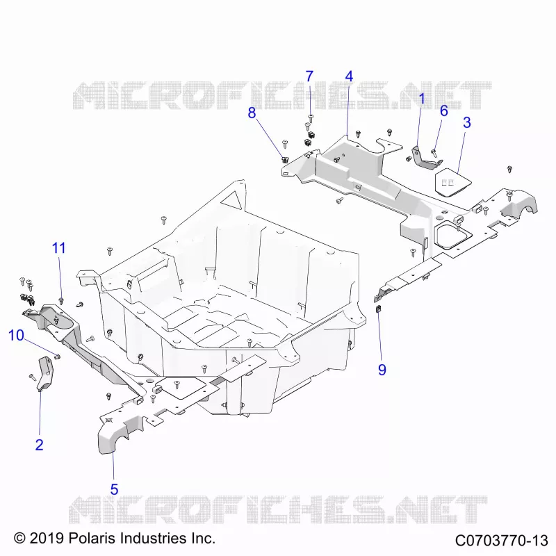 CARROSSERIE ARRIERE RACK, MOUNTING