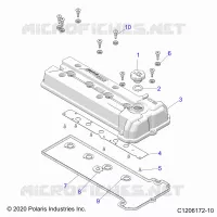 ENGINE, COUVERCLE SOUPAPE
