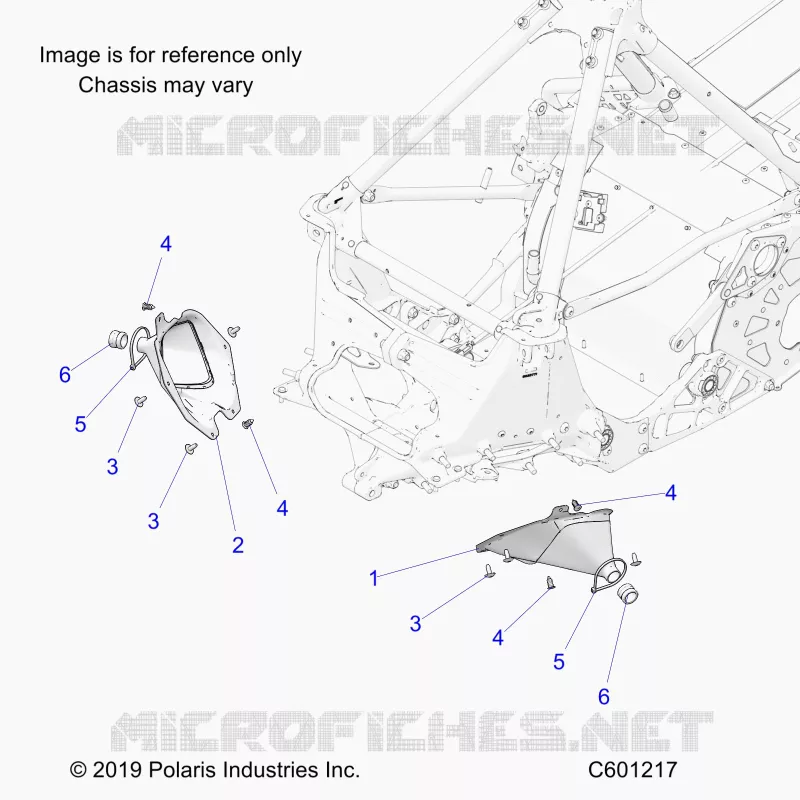 CHASSIS, TIE ROD BOOT ASM.