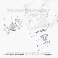 CHASSIS, TIE ROD BOOT ASM.