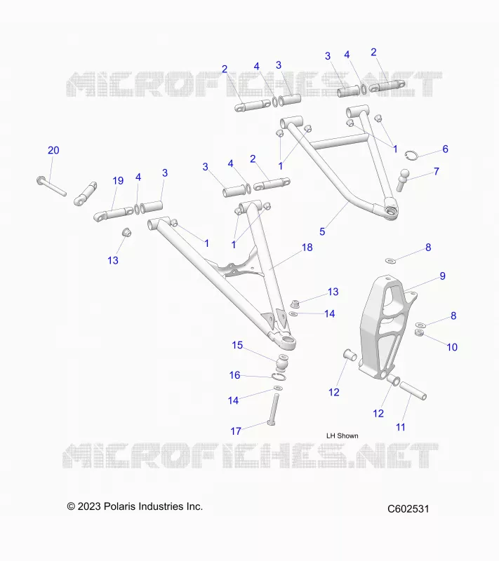 TRIANGLES SUSPENSIONS AVANT 