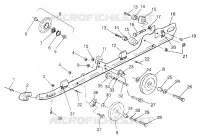 FIXATION RAIL (SUSPENSION) 600 XC 0971776 and EUROPEAN 600 XC E971776 (4937933793B010)