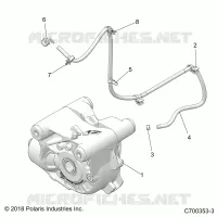 DRIVE TRAIN, FRONT SUPPORT PONT