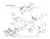 SUSPENSION ARRIERE, BRAS OSCILLANT